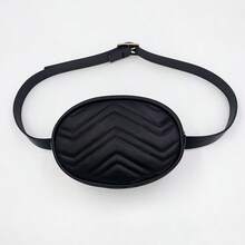 Ladies' Belt Waist Bag, Fashionable Oval Waist Phone Bag, Wallet, PU Leather Waist Bag - Multicolor - View 13