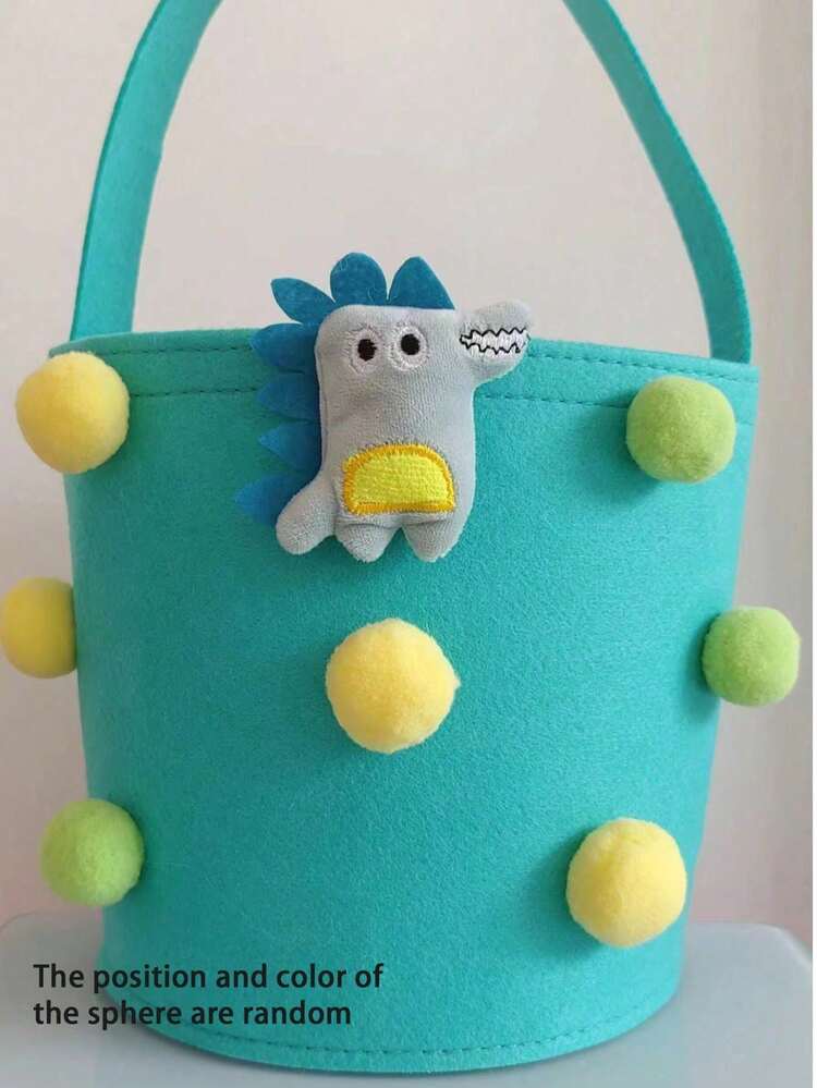 Felt Hug Bucket New Cartoon Felt Bag Souvenir Gift Baby Full Month Party Return Gift Bag Tote Bag - Multicolor - View 9