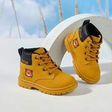 Bota  Menino e Menina Botinha 18 ao 25 - Amarelo - Visão 3