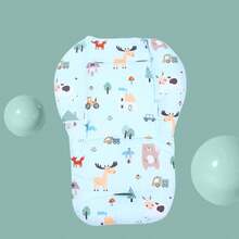 1pc Baby Stroller Seat Cushion, All-Season Universal, Autumn/Winter Stroller Seat Pad, Warm Padded Seat Liner For Baby Stroller - Multicolor - View 10