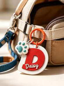 Personalized Pet Identification Tags, Customizable Text Pet Tags, Can Be Customized With Names/Text, Suitable For Cat And Dog Collars, Durable - Multicolor - View 6