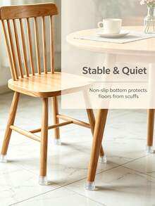 24-1pc Non-Slip Chair Leg Caps, Table & Chair Protection Covers, Furniture Leg Pads, Chair Leg Protectors, Non-Slip Chair Leg Cushions, Quiet Table & Chair Covers, Suitable For Living Room/Bedroom/Study, Noise Reduction Essential, Perfect Housewarming Gift - Multiple Styles - View 6