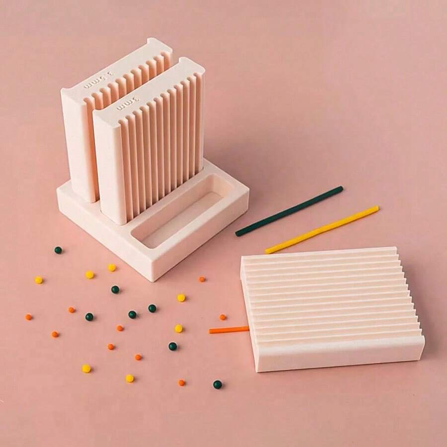 Soft Clay Shaping Tools, Can Make Spherical And Strip Clay, Jewelry Making Kit, DIY Earrings, Earrings, Hair Clips, Jewelry Set, Soft Clay Mold Tools, Round And Long Strip, Multiple Sizes, Soft Clay, Ceramic