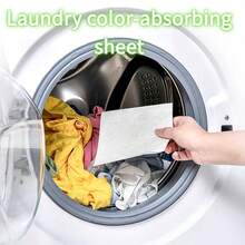 Laundry Color - Catching Sheets - 72/120/240/360 Sheets Pack. Prevent Color Transfer, Keep Clothes Color - Fast. Ideal For Home Use, Business Trips & Dormitories - White - View 8
