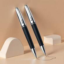 One Pen Fashionable Metal Ballpoint Pen With Replaceable Core/Smooth Ink/Rotatable And Extendable/Business Office Meeting Gift Pen/Suitable For Both Men And Women High-Grade Executive Pen - Pen - View 8