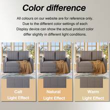 Sofa Bed Frame Grey Made Of Foam For Living Room And Bedroom - Dark Grey 2 Seat - View 5