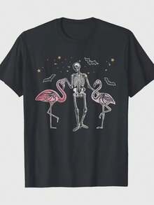 Men Sports Tees & Tanks - 黑色 - 查看 1