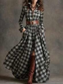 Size 9 Black Small Grid - With Belt