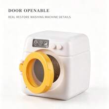Miniature Laundry Room Decor Set, Realistic Mini Washing Machine & Cleaning Tools Figurine Set, Micro Landscape Desktop Ornament Home Room Decoration - Multicolor - View 7