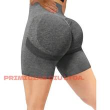 Short Esportivo Levanta Bumbum Cintura Alta Sem Costura Valorize o Corpo Com Conforto - D.K.L - Aleatório - Visão 6