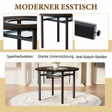 Furniture Black Made Of Glass For Home - 黑色 - 查看 7