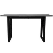 Industrial Style Dining Table Rectangular Dining Table Coffee Leisure Table Modern Simple Dining Table Iron Gray 96.52 X 77.47 X 22.48 Cm - Black - View 10