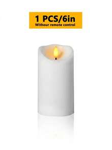 3pcs Flameless Candle Lights With Timer Remote Control, Battery Operated Flickering Pillar LED Candles, Suitable For Halloween, Christmas, Mother's Day, Valentine's Day, Dining Table, Proposal, Wedding, Birthday, Party - Wavy Slant - View 14