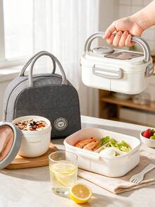 SEAL LOCK Adult Lunch Box, Large Capacity School Lunch Box, Bento Box - Built-In Utensils, Microwave (Remove Lid), Lunch Bag, Suitable For Home, School, Office, Travel, Back To School, Outdoor Picnic - Multicolor - View 5