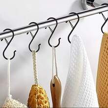 Double Hook Design, Multi-Scenario Hanging Storage, Suitable For Kitchen Utensils, Closet Clothes, Garage Tools, RV Storage, Rounded Edges Won't Damage Items, Layered Storage Saves Space - Multicolor - View 10