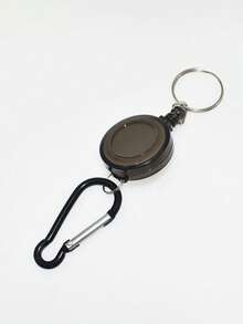 This 3in1 Portable Telescopic Card Holder/Keychain Combines Telescopic Pen Clip,Carabiner/Card Roll,Hook Remover,Tools,Suspension Rope Equipment. - Multicolor - View 11