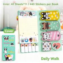 Custom Cartoon Cute Creative Sticky Notes Set, Adhesive Index Tabs, Classification Labels, Reward Stickers For Students - Sticky Note Set - View 9