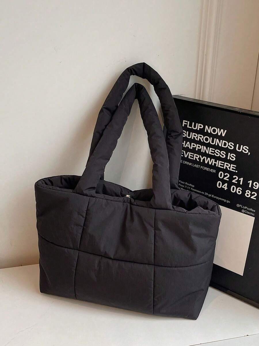 Women Shoulder Bags - Black - View 1