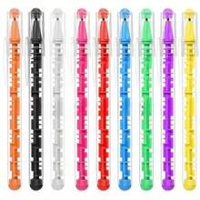 4 Pieces Of Creative And Fun Maze-Style Ballpoint Pens With 0.7mm Blue Ink. This Novel Learning Tool Is Suitable For Use In Classrooms And Offices, As Well As For Writing And Studying. It Can Be Given As A Student Award (The Color Is Random) - Multicolor - View 1