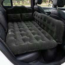 Travel Essential Car Inflatable Mattress, Rear Seat Air Sleeping Pad, Air Bed Set With Inflatable Pillow, Repair Kit And Storage Bag, Durable Portable Resting Mat, Suitable For Sedan, SUV, Road Trip, Camping, Vacation, Car Interior Equipment - Modern - View 2