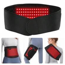 Sabuk Pinggang Inframerah 105 LED Alat Pijat Pinggang Terapi Cahaya Merah Kecantikan Pintar - A - View 7