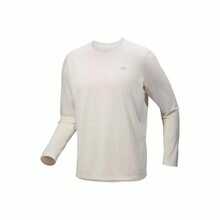 Kaos Lengan Panjang Pria Arc'Teryx X000009719 - Putih Gading X000009719 - Sutra Arktik Heather - View 6