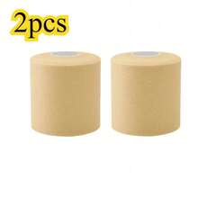 2pcs New Sports & Outdoor Supplies Comfortable Grip Film Sports Accessories Tennis Badminton Racket Cover Rubber Bandage Sports Tape Badminton Racket Handle Grip Racket Accessories - Beige - View 12