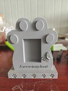 Decorative Cat Photo Frame → Photo Display Stand → Animal Photo Ornament → Desktop Home Decor → Suitable For Desk / Shelf → Suitable For Bedroom / Living Room → Pet Lover Gift - Multicolor - View 8