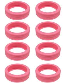Multi-Color Silicone Universal Caster Wheel Protective Covers, Compatible With Luggage And Office Chair Casters, Quiet Noise Reduction, Anti-Wear, Easy Installation And Portable Storage, Protects Wheels From Bumps And Damage, Dual Use For Travel And Home Office, Practical Travel Accessory - Multicolor - View 9