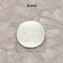 10 PCS 12/15/18/22mm 3D Edge Metal Buttons, High-Stem Buttons For Shirts, Suits, Asymmetrical Sewing, Knit Cardigans - 3D Border Pony - View 10