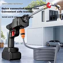 SXQU IBBI 3LD1 U6JQ 1 caja de lavadora de alta presión eléctrica de carga portátil con pistola de pulverización para el lavado de automóviles, batería incluida;Limpiador;Una herramienta inalámbrica;Pistola de aerografía;Pistola de pulverización eléctrica;Pistola para li GBYR - 1 - Ver 3