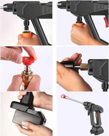 Portable Electric Car Washer - Black - View 5