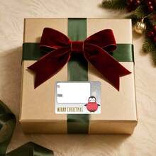 120pcs Christmas Gift Packaging Labels Stickers, Gift Box Labels, Packaging Labels, Decorative Labels, Gift Wrapping Labels, Merry Christmas Gift Box Self-Adhesive Labels - 120 Pieces/set - View 5
