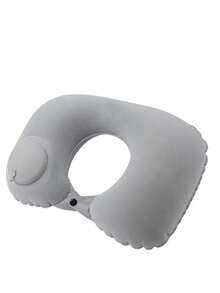 Portable Inflatable Neck Pillow For Travel, Folding Travel Necessities, Providing Neck Support, Suitable For Sedentary People, Camping, Traveling Tents, Outdoor Business Trips, Office Naps, Airplanes, Train Carriages, Learning And Driving. - Multicolor - View 15