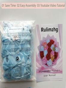 1-100pcs Silk Eternal Rose Petals, DIY Bouquet Handmade Gift Materials - Multicolor - View 8