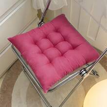 1 Đệm Ghế Màu Trơn, Tấm Lót Ghế Polyester Hiện Đại Cho Gia Đình - Cà phê nâu - Xem 16
