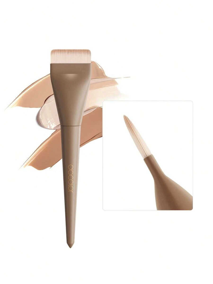 docolor Ultra-Thin Foundation Brush, Instant Spray-Like Makeup Effect, Seamless And Flawless Application, Super Soft And Dense Bristles, Perfect Blending, Creates Smooth And Natural Makeup Look, No Waste, No Streaks, Only Perfect Skin