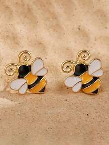 1 Pair Cute Stud Earrings For Women, Wedding Engagement Party Jewelry, Valentine's Day Gift - 1# - View 1