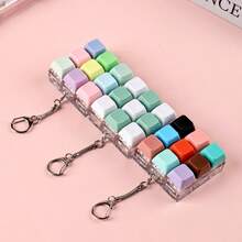 Mini Mechanical Keyboard Keychain Solid Color 9-Grid DIY Stress Relief Button Toy Pendant Creative 9-Grid Fidget Toy Keychain DIY Solid Color Mini Mechanical Keyboard Stress Relief Pendant Creative Solid Color 9-Grid DIY Keychain Mini Mechanical Keyboard Stress Relief Button Toy Pendant Solid Color 9-Grid Stress Relief Button Toy | Mini Mechanical Keyboard DIY Keychain Pendant DIY Creative 9-Grid Mechanical Keyboard Keychain Solid Color Stress Relief Button Small Toy Pendant - Multicolor - View 3