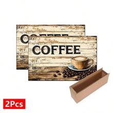 1pc Coffee Pattern Printed Diatomaceous Earth Kitchen Drain Mat, Absorbent Dish Drying Mat, Coffee Machine Mat, Dishwashing Mat, Sink Mat, Kitchen Countertop Protector, Suitable For Cups, Plates, Tableware And Kitchen Decor - Multicolor - View 15