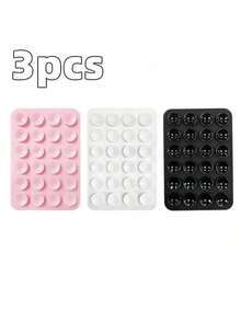 3pcs Silicone Suction Cups, Square Phone Case Back Silicone Suction Cups, 24pcs Large Silicone Phone Suction Cups - Multicolor - View 2