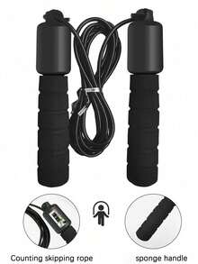 Minimalist Jump Rope With Counter With Smooth Bearing Anti-Skid Skipping Ropes For Adults For Cardio Enthusiasts Sturdy Jumping Ropes Perfect For Travel Workouts Women Summer Gym Workout Sets For Weight Loss Pilates Work Out Equipment - Jump Rope - View 4