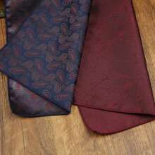 1pc Men's Suit Pocket Square, Square Handkerchief For Men's Shirt, Formal Suit Pocket Square, Silk Scarf For Chest, Suitable For Tea Party, Wedding And Other Occasions, Holiday, Travel, Disco, Graduation - Multicolor - View 7