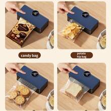Mini Hand-Press Heat Sealer, Portable Plastic Bag Sealing Machine, High-Temperature Heat Sealer, Portable Sealing Tool, Snack Storage Sealing Device - Multicolor - View 9
