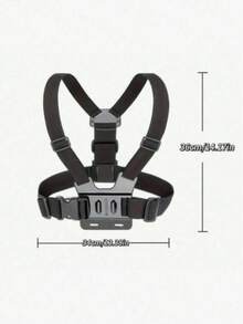 Chest Camera Mount, Action Camera Mount, Phone Mount, First-Person Perspective Shooting, Head-Mounted Phone Strap With Chest Back Strap Mount, Adjustable, Universal Fit For Phones And Cameras, Suitable For Outdoor Cycling And Off-Roading Fixed Mount - Chest Bag Style - View 4
