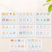Children's Math Enlightenment Home Teaching Tool, 1-10 Number Matching Early Education Toy, 49-Piece Number Matching Toy Set, Suitable For Preschool Boys And Girls Aged 3 And Above, Christmas Gift - Multicolor - View 6