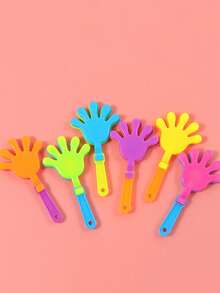 10/5/1pc Creative Mini Hand Clapping Toy, Shake To Make Sound, Suitable For Room Decoration, Holiday Decoration, Birthday Party Gift, Party Favor, Halloween Home Decor, Christmas Party, Christmas Gift, New Year Gift, Random Color - Multiple Styles - View 4