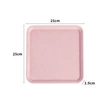 1pc Pink Soft Anti-Scratch Velvet Jewelry Storage Display Tray, Multi-Size Nesting Stackable Jewelry Display Tray, Suitable For Rings, Necklaces, Bracelets, Earrings, Studs, Bangles, Jewelry Store Display, Vanity Storage, Live Stream Display - Pink - View 11