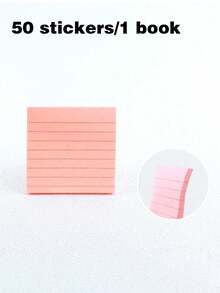 Buku Catatan Perekat Diri dengan Garis, Warna Cerah dan Lembut. Buku Catatan Perekat Diri Ukuran Besar, Cocok untuk Penggunaan di Kantor, Rumah, dan Sekolah. Perlengkapan Sekolah - A - View 17