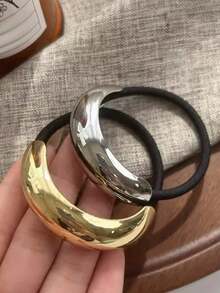 6 piezas de ligas para el cabello de metal de moda, bandas elásticas para el cabello, accesorios para coleta de mujer, accesorios para el cabello versátiles y sencillos, adecuados para atar coletas, la elección perfecta de accesorios para el cabello. Muy adecuados para diversas ocasiones. Adecuados para invierno, regreso a la escuela, Halloween, Navidad, Día de San Valentín, Acción de Gracias y otros regalos festivos. Tanto de moda como prácticos, - Multicolor - Ver 9
